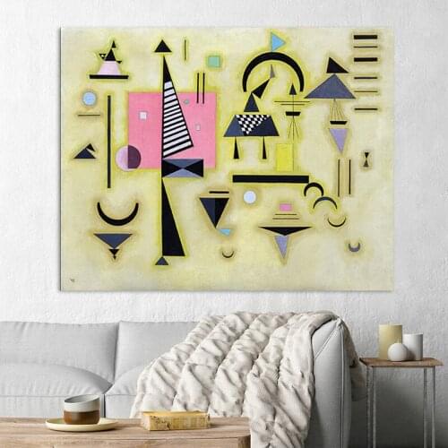 Decisive Rose by Vasily Kandinsky Canvas Painting For Living Room Home Decoration Oil Painting On Canvas Wall Painting wall art