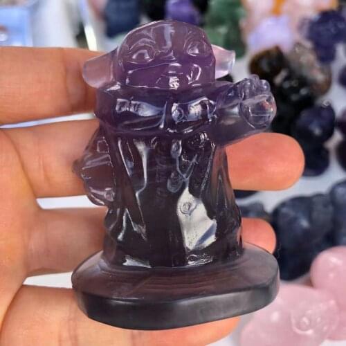 Natural crystals and mineral stones.Hand carved, rose crystal, obsidian, fluorite, etc Quartz.Statue home decor