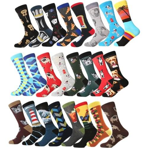 MYORED Cool Mens and womens couple socks Comfortable Fun Party Birthday Gift pop Socks