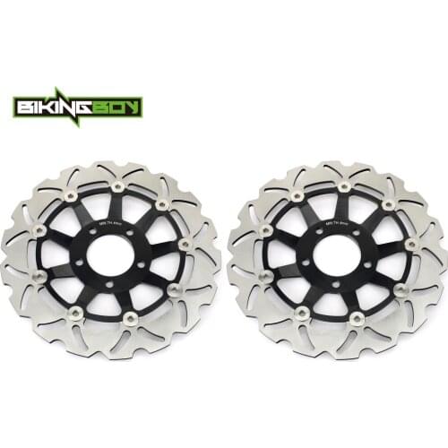 BIKINGBOY Front Brake Discs Disks Rotors GSX 600 750 F 89-03 RF 600 R 93-98 97 SV 650 S 99 00 01 02 GSX-R 400 88 89 RF400R 93-96