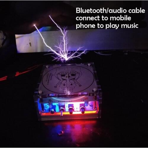 Bluetooth Music Tesla Coil Flat Tesla Coil Plasma Speaker