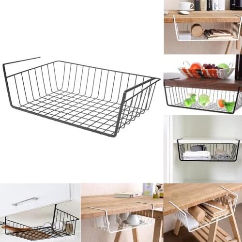 Kitchen Cabinet Clapboard Hanging Basket Wardrobe Storage Rack Storage Rack Dormitory Desk Rack Organizing Holders Rack Shelf