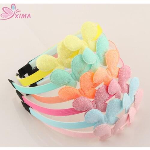 XIMA 6pcs/lot Butterfly Girls Hair Band Kids Gifts Princess Headband Party Hair Accessories Handmade Hair Accessories