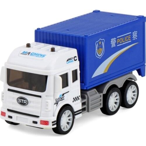 Fire Truck Ambulance Vehicle Set Pull Back Toy Wind-up Vehicle Friction Aircraft Set Multifunctional Toy Realistic Car 69HE