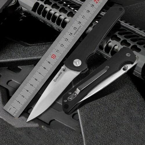 Folding Knife High Hardness Damascus Folding Knife Outdoor Self-defense Portable Survival Knife