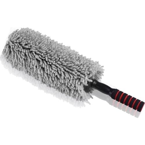 Microfiber Car Duster Auto Vehicle Retractable Dirt Dust Clean Care Brushes 1XCF