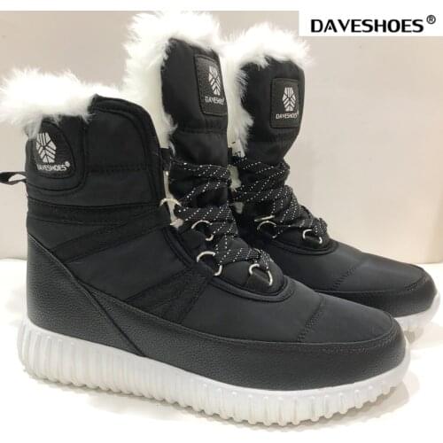 Women Snow Boots Female Plush Winter Boots Women Warm Ankle Botas Mujer Winter Shoes Woman