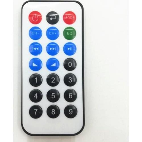 1pc 12V MP3 USB TF Radio Car Speaker Subwoofer Learning Board IR Universal Wireless Remote Control