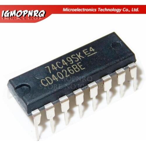 10PCS CD4026BE DIP CD4026 DIP16 Hot Products