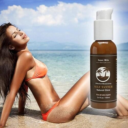 100ml Suntan Cream Color Stay Bronze Tan Tanning Day Tanning Self Cream Bronzer Tanner Cream Tanning Sunscreen Lotion Natur C1L0