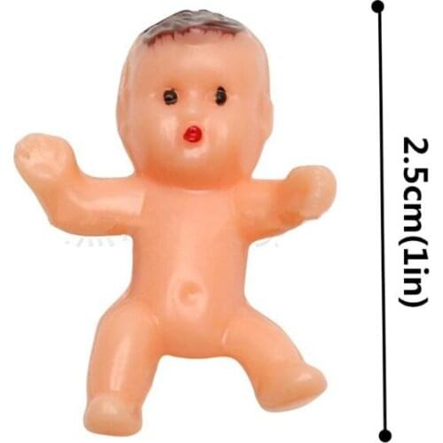 Y55B 100pcs 1Inch Mini Plastic Baby Favor Supplies For Baby Shower and Ice Cube Game