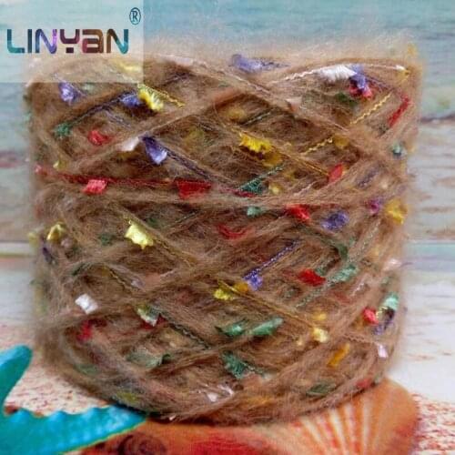 300g High Quality cotton Mohair yarn Thick scarf thread to knit Knitting Child & baby crochet wool yarn Notoginseng wool ZL3