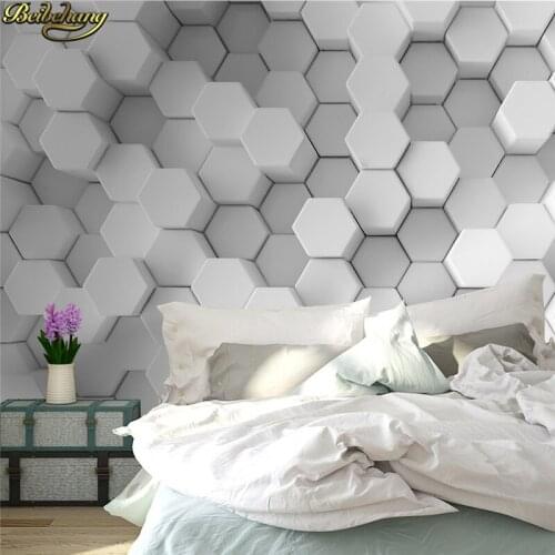 Beibehang 3d wall mural for walls Custom photo wallpaper Minimalist modern 3D stereoscopic large mural 3d mural wall paper roll