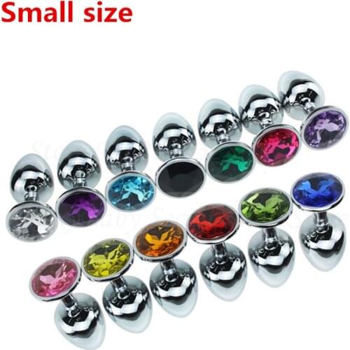 70*28mm Metal Anal Sex Toys For Women Men,Stainless Steel Anal Butt Plugs + Crystal Jewelry Anus Beads Buttplug Sex Products