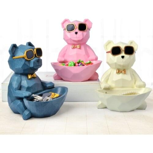 Home decoration accessories Key storage box porch living room desktop Nordic creative cute mobile phone debris finishing box