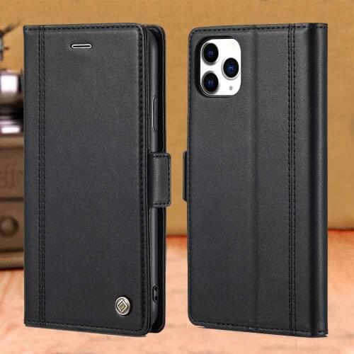 Flip Case For Iphone 11 Pro Max Case Classic Protector Cover For Iphone 11 11Pro Casing Phone Card Pocket With Magnetic
