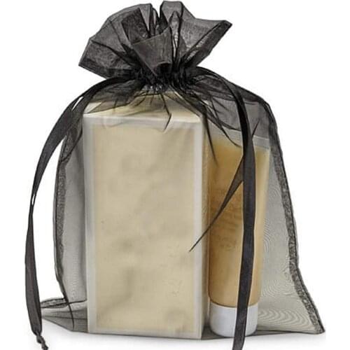 Black Organza Bag Jewelry Gift Bag Sugar Bag Cosmetics Trial Pack