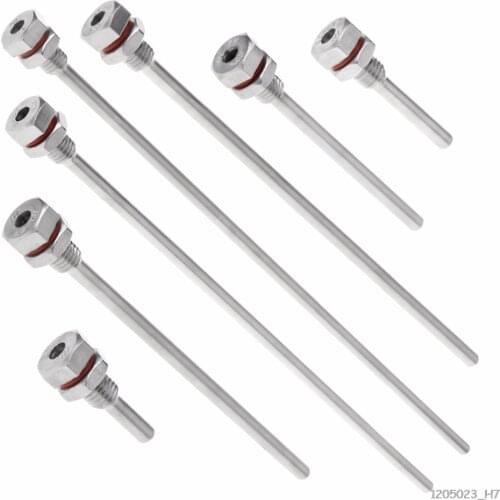 Hot New L35-300mm Thermowell Stainless Steel M10X1.5 Thread OD6mm For Temperature Sensor XJ5