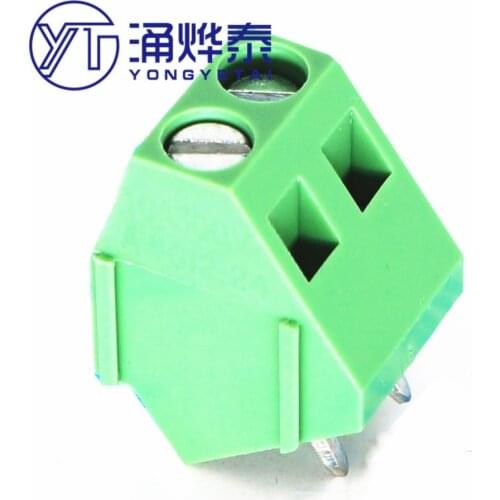 KF103 2P 3P 5.0MM Screw type PCB terminal block GX103 DG103-3P can be spliced Free shipping
