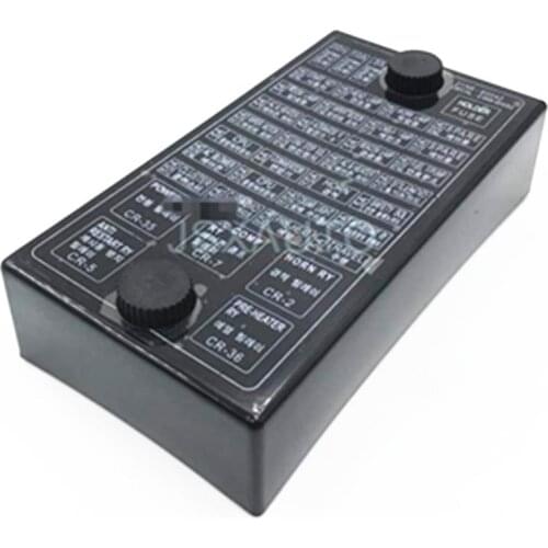 Excavator Fuse cover Fuse pieces cover seat box Excavator Accessories For Hyundai 215 220 225 265-7
