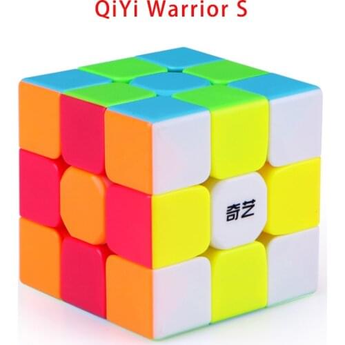 Qiyi Warrior S 3x3x3 Magic Cube Professional 3x3 Speed Cubes Puzzles Qiyi Warrior S 3 by 3 Speed Cube Childrens Educational Toy