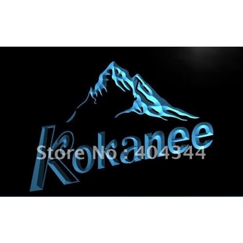 LE144- kokanee Beer Bar Pub Club NEW LED Neon Light Sign home decor crafts