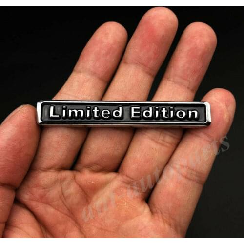 Metal Limited Edition Car Trunk Fender Door Emblem Badge Decals Sticker