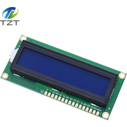 TZT LCD1602 1602 module Blue green screen 16x2 Character LCD Display Module HD44780 Controller blue blacklight