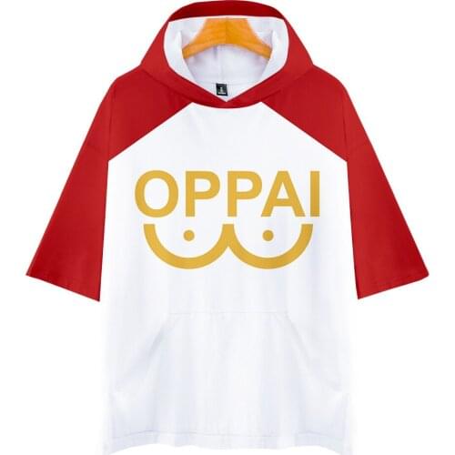 Anime One Punch Man Cosplay Hooded T Shirt Men/Women Saitama Oppai 3D Printed Oversized T-shirt Fashion Harajuku Tshirt Clothes