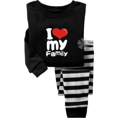 New Leisure Spring Autumn Kids Girls Boys Sleepwear Long Sleeve Pajamas Cotton Nightdress Baby Childrens Cartoon Pyjamas Sets