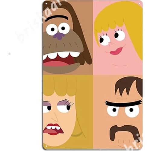 The Parents Of Clarence Metal Signs Club Home Mural create Plaques Tin sign Posters