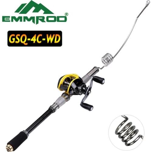 Stainless Portable Casting Fishing Pole Rod with casting reels Sea Rod Ice lure Boat/Raft Rod Rock Fishing Tackle