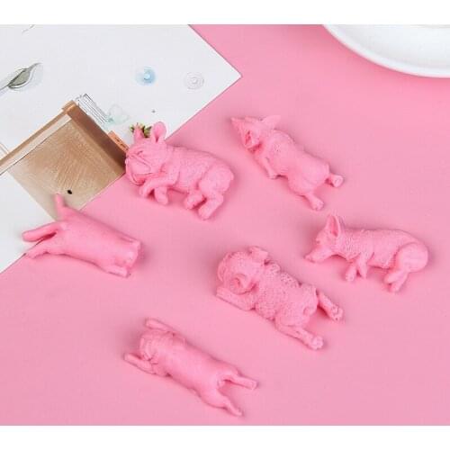 Shar Pei Household Baking Appliances Decoration Silicone Mold DIY Mini Dog Collection Fondant Cake Chocolate Handmade Candle