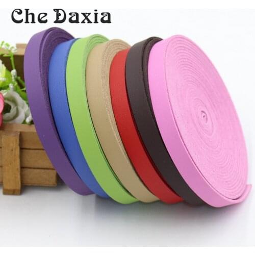 5m/piece 10/15/20/25/30mm Width Single side PU Leather Cord Suede Cord For DIY Jewelry Accessories Gift wrapping belt