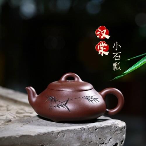 Tibetan teapot world purple clay teapot Mini Han Tang Xiao Shi Piao Guo assistant Zhu qianbing hand painted Teapot Set