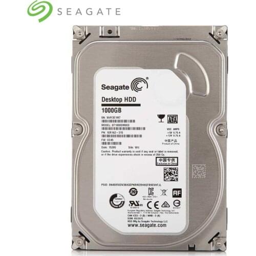 Seagate 1TB Desktop PC 3.5" Internal Mechanical Hard disk SATA 3Gb/s-6Gb/s HDD 5900-7200RPM 64MB/128MB Buffer(Used)
