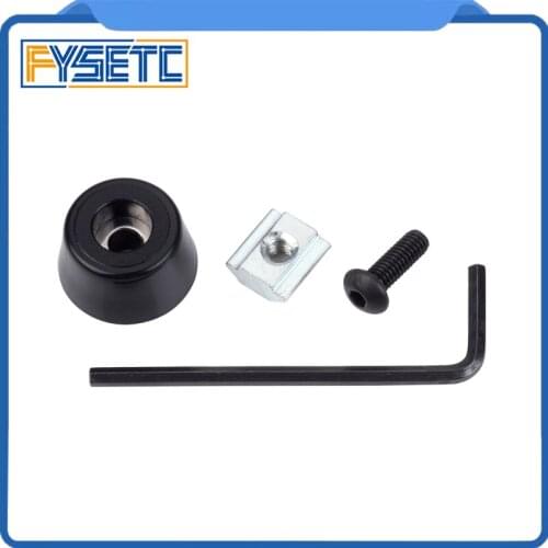 1 Set Anti-vibration Rubber Landing Mat Feet Antivibration Feet With T Sliding Nut Block Square Nuts For 2020 Aluminum Profile