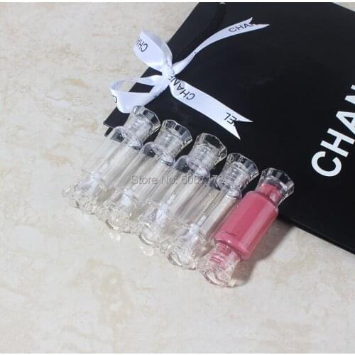 10/30/50pcs Lovely Portable Candy Shape Empty Lip Gloss Tubes Clear Lip Balm Tube Lipstick Mini Sample Cosmetic Container