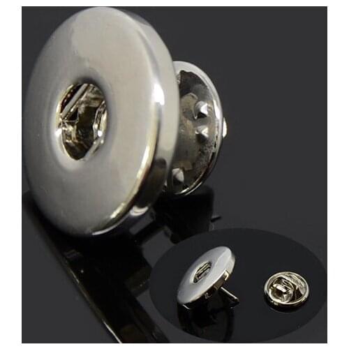 10pcs/bag High Quality Brooch Pin Wholesale,Fit DIY 18mm Button Charms Jewelry