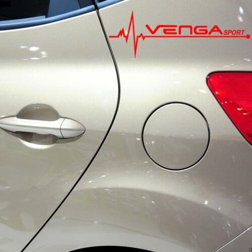 2 Pcs Car Stickers Side Window Trim Decals For Kia Venga
