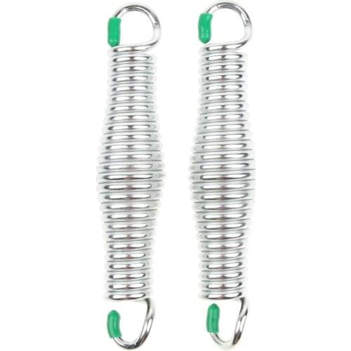 2 Pieces Extension Springs Steel Hook for Garden Swing Hammock Chair Hold Up to 600Lbs