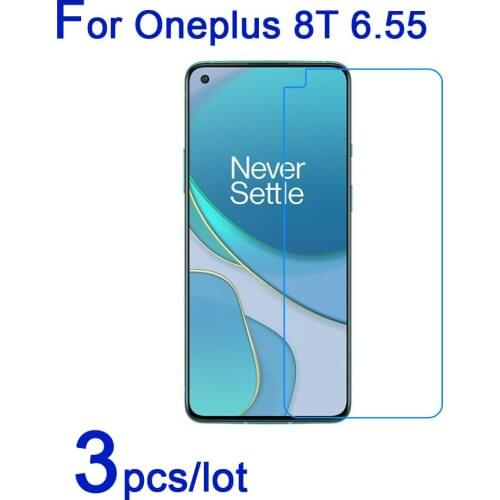 3pcs/lot Soft Screen Protectors Film for One Plus 8T Clear/Matte/Nano Anti-Explosion Protective Film for OnePlus 1+ 8T 6.55" LCD
