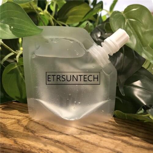 500pcs 30ML Plastic Nozzle Beverage Drinking Bag Mini Suction Packaging Bags Doypack Body Lotion Cream Sample Spout Pouch Bags
