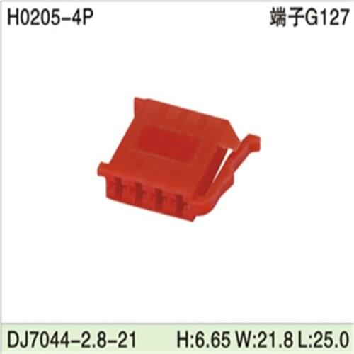 Free shipping 500pcs DJ7044-2.8-2 4Pin 2.8mm AMP Car Electrical Wire Connectors for VW,BMW,Audi,Toyota,NISSAN AND other