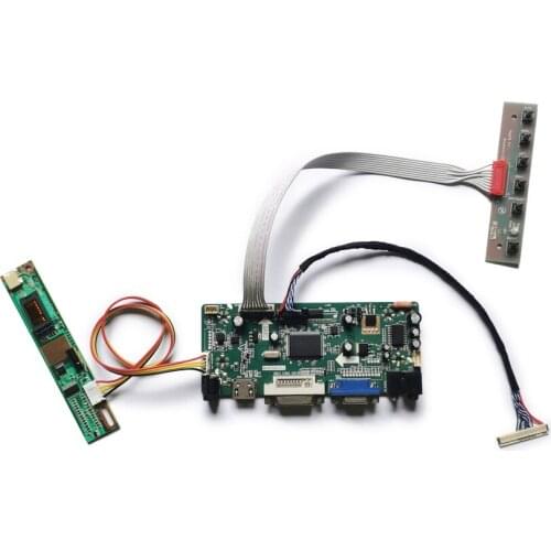 For LTD141EA0D/LTD141EACV/LTD141EC7D/LTD141LA2S VGA+DVI screen LVDS 1024*768 1CCFL 30-Pin M.NT68676 display controller kit