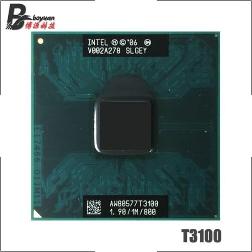 Intel Mobile Celeron Dual-Core T3100 SLGEY 1.9 GHz Dual-Core Dual-Thread CPU Processor 1M 35W Socket P