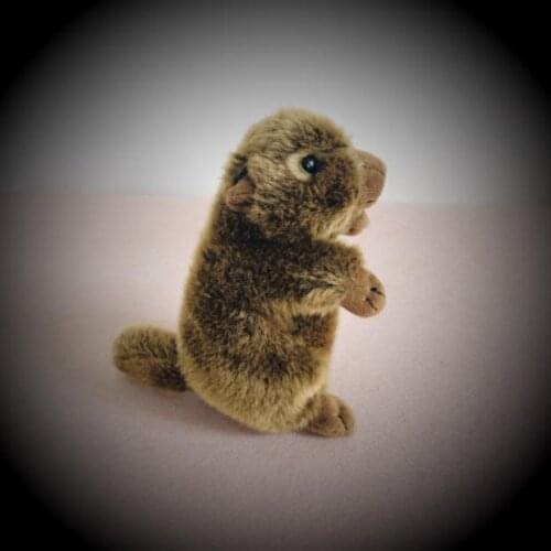 Seated Mini Marmot Plush Toys Simulation Giant Squid Stuffed Toys Cute Animal Plush Dolls for Kids Girls Gifts