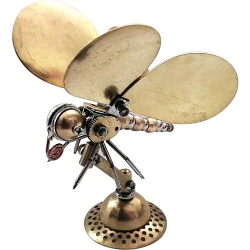8 Style Metal Puzzle Model Ornaments Mechanical Insect Crafts for Home Decor Collection For People over 12 - Butterfly