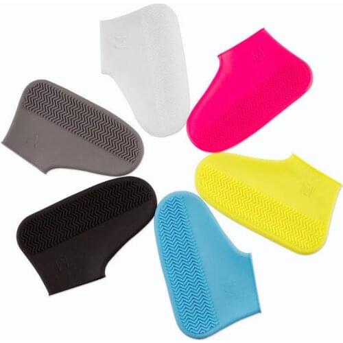 Reusable Camping Slip-resistant Rubber Waterproof Shoe Cover Silicone Material Shoes Protectors Rain Boots Outdoor Rainy Days