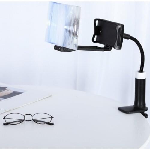 Mobile Phone HD Projection Bracket Screen Magnifier 360 Degree Adjustable for Home Office 3D HD Phone Screen Magnifier